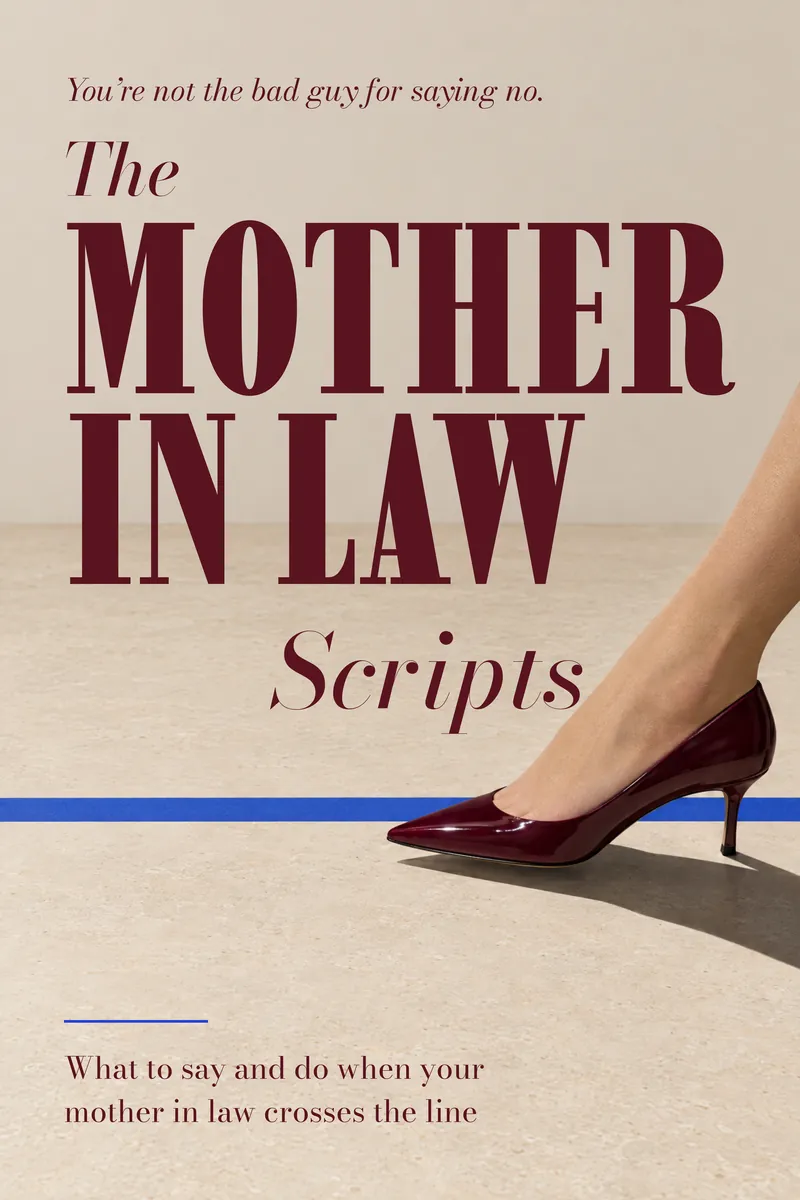 The cover of The Mother in Law Scripts.